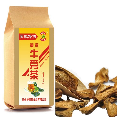 批发大片黄金牛蒡茶批发散装牛蒡片 牛蒡根茶茶招代理