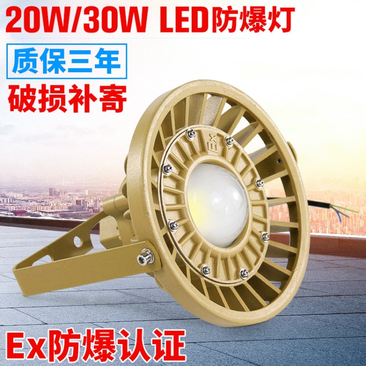 礦用隔爆型20w30w新款LED防爆燈 免維護移動防水工廠燈防暴燈