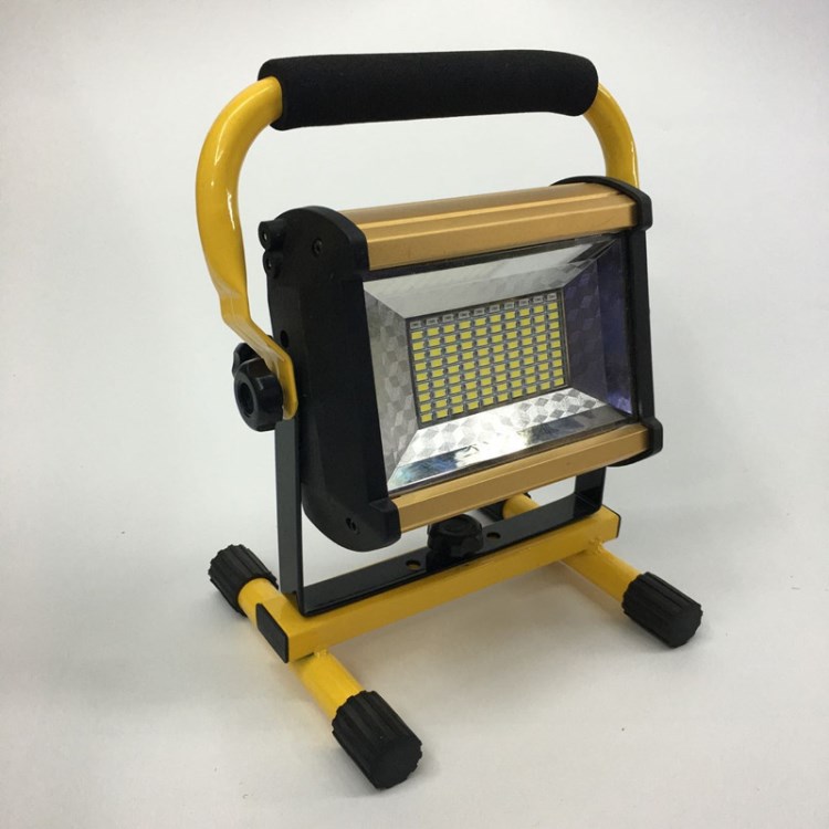 LED投光燈探照燈 充電便攜式移動(dòng)工地草坪工作燈 多功能露營燈