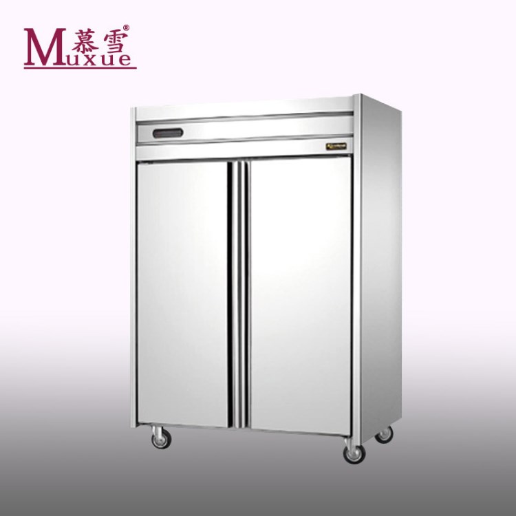 慕雪商用二/四門冰箱單溫冷凍負(fù)18度不銹鋼立式冷柜廚房無(wú)霜冰柜