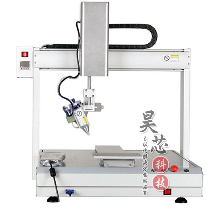 昊芯HX-D331R四軸自動點膠機旋轉點膠閥快速點膠灌膠自動化廠家