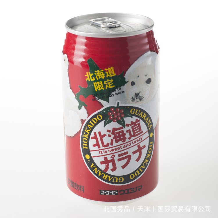 日本原裝 北海道瓜拉那飲料汽水 350ml 聽裝 易拉罐 批發(fā)