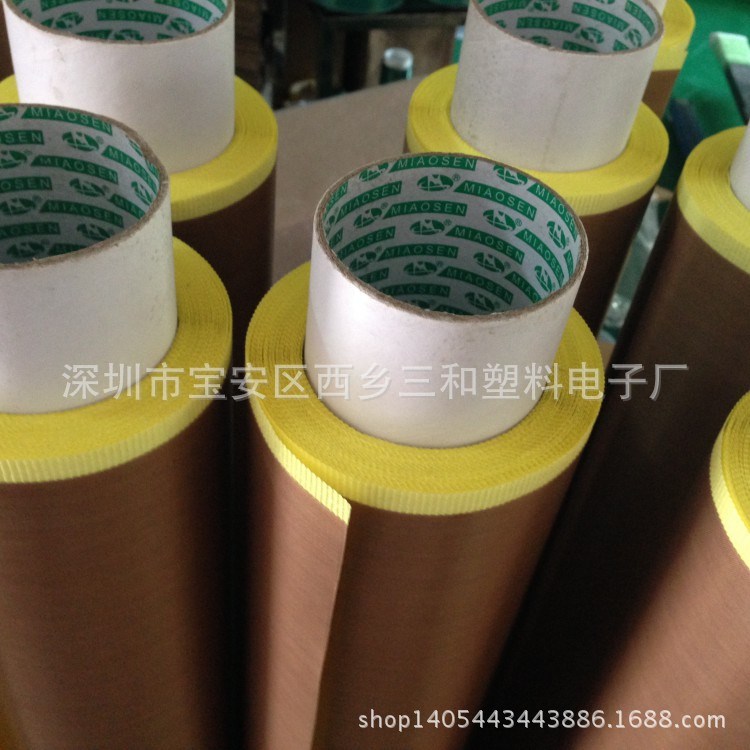 鐵氟龍膠帶 耐高溫耐腐蝕絕緣 PTFE高溫布 特氟龍高溫紙膠帶 現(xiàn)貨