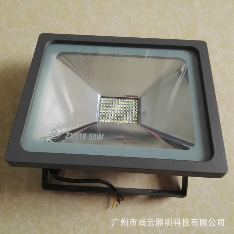 上海亞明投光燈LED泛光燈ZY118 50W精靈系列 隧道燈戶外led投射燈