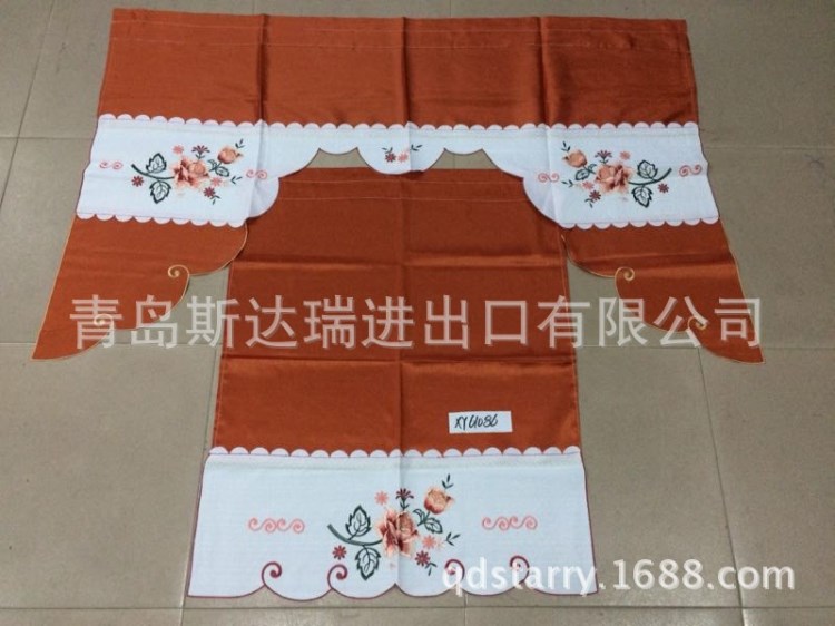 暢銷款廚簾 窗簾 三角簾 Valance tiers pair