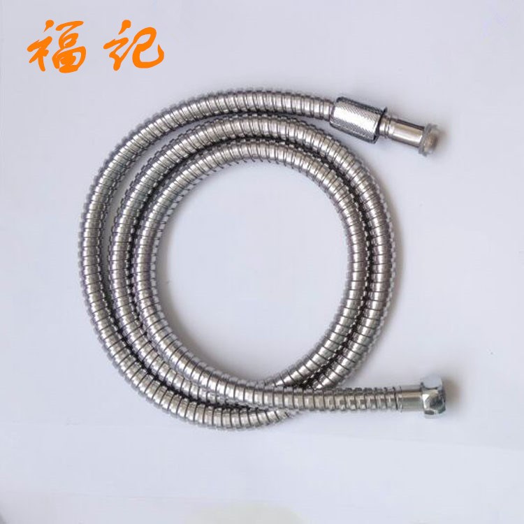 不銹鋼鋼頭鋅頭1.2/1.5m花灑管 中裝建材 1.2/1.5m hose pipe