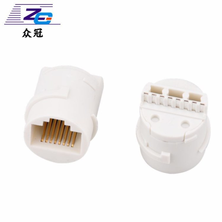 防水RJ45主體 防水RJ45網(wǎng)絡頭 不帶燈RJ45網(wǎng)絡頭母座防水線連接器