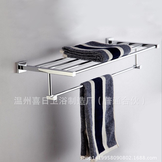 【 廠家直銷】 浴巾架 黃銅 毛巾架 浴室掛件 左右弧形雙鉤