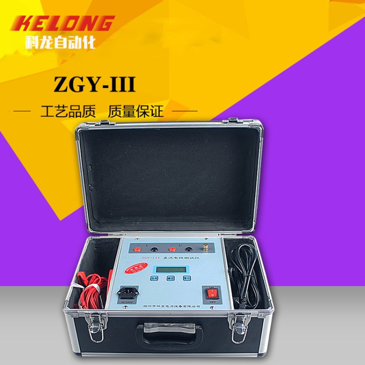 直流電阻測試儀 便攜式直流電阻測試儀 ZGY-III直流電阻測量儀