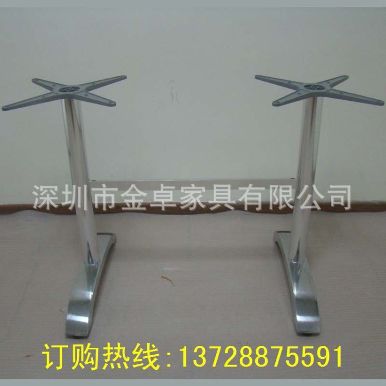鑄鋁合金臺腳 四爪桌腳 拋光臺腳 亮光桌腳 壓鑄鋁合金臺腳
