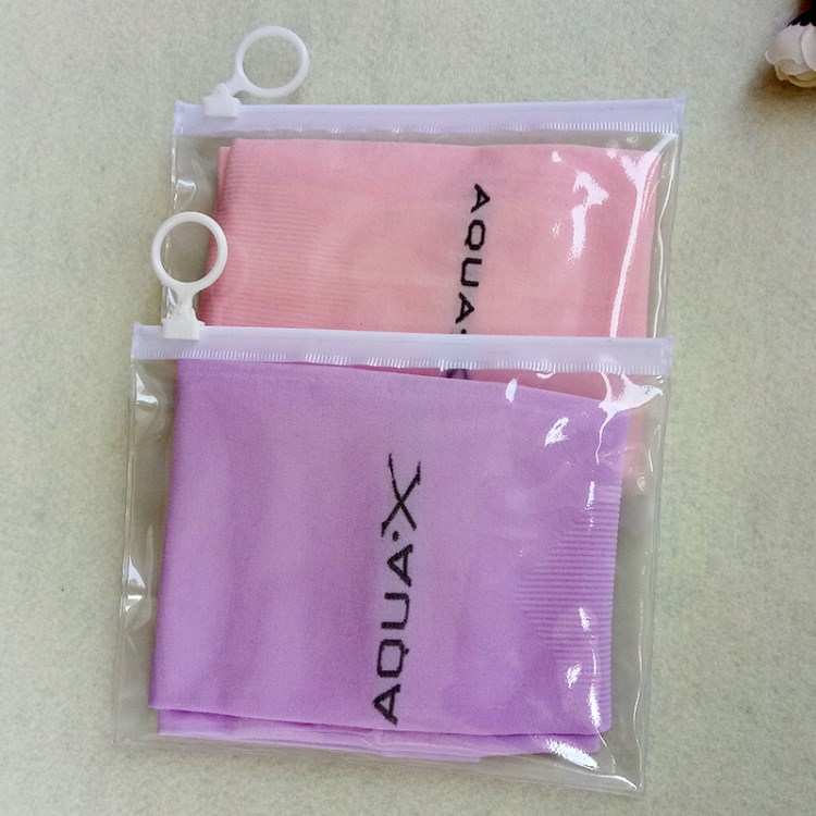 PVC透明袖套塑料拉鏈包裝袋 內(nèi)褲泳衣襪子收納拉環(huán)自封袋