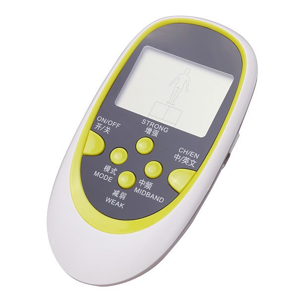 中英文双输出8电极贴片多功能数码经络理疗仪按摩器仪