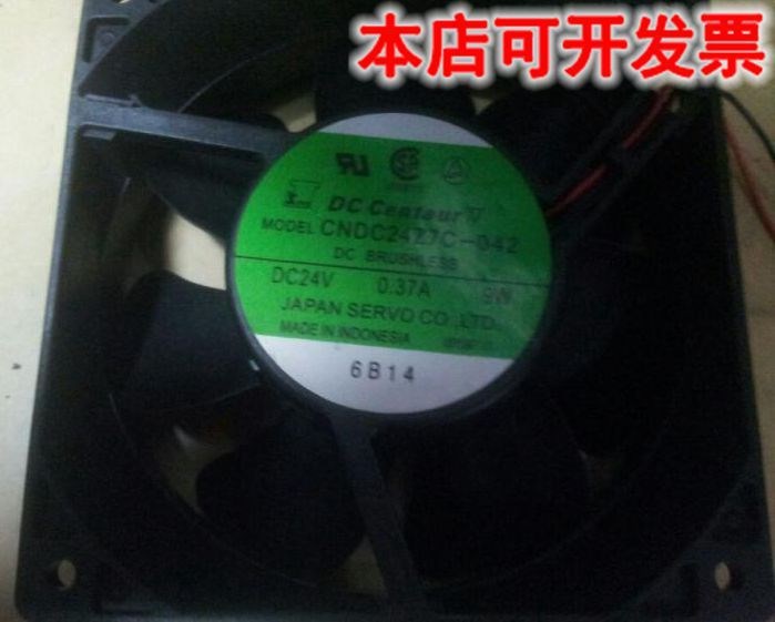 原裝伺服 SERVO CNDC24Z7C-042 24V0.37A 9W 變頻器散熱風扇