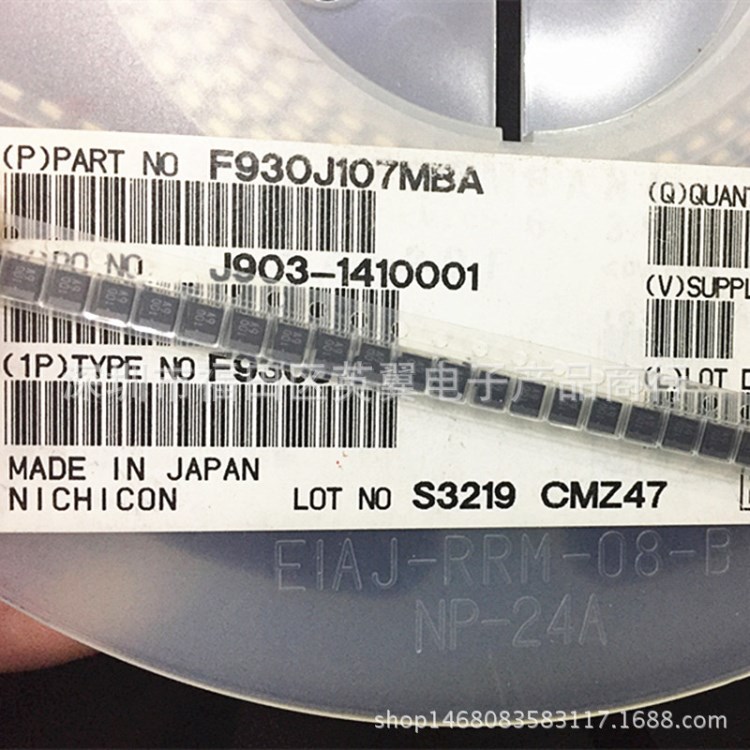 F930J107MBA 6.3V 100UF B型 原装 固态钽电容