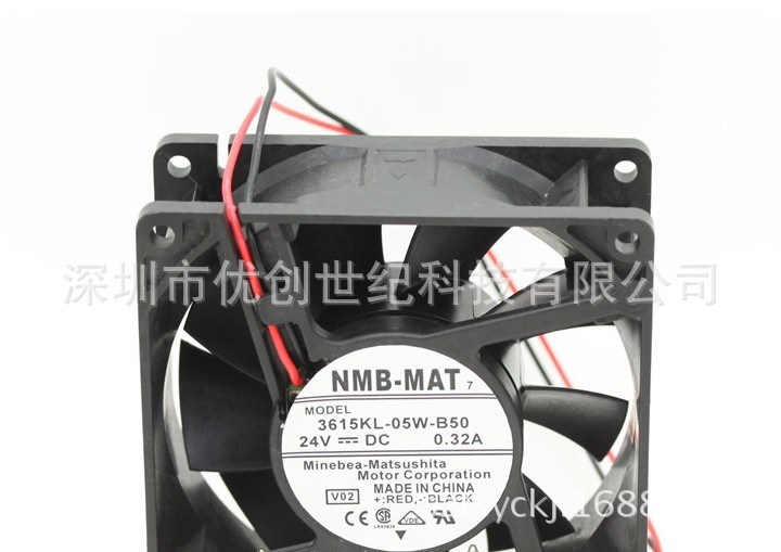 全新NMB 3615KL-05W-B50 24V 9038 0.32A ABB變頻器專用散熱風(fēng)扇