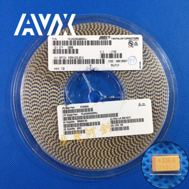 代理AVX KEMET贴片钽电容（AVX KEMET授权代理商）10UF 10V A