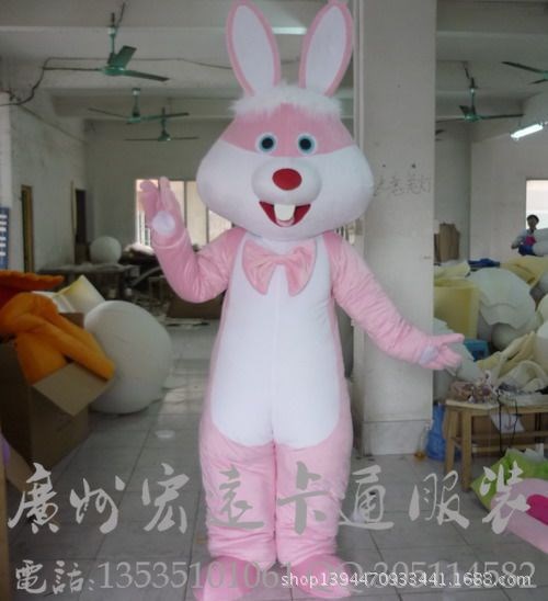 定制卡通人物造型服裝卡通人偶衣服卡通道具服裝復(fù)活兔