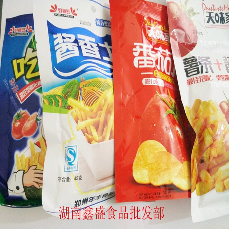 新品上市，好嘉旺膨化吃不夠、醬香土豆四類口味出爐啦，熱賣中~