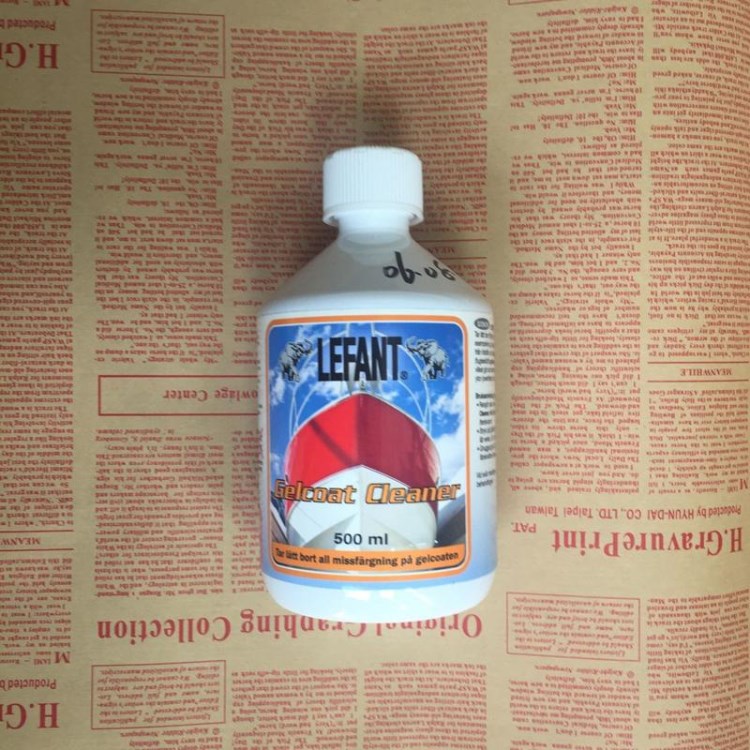 LEFANT GELCOAT CLEANER利帆樂膠衣清洗劑 游艇膠衣清洗劑500ml