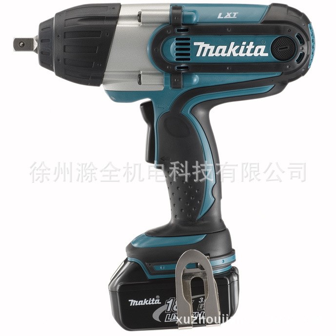 ！makita/牧田18V充電式快速?zèng)_擊扳手 DTW450RFE 配兩電一充