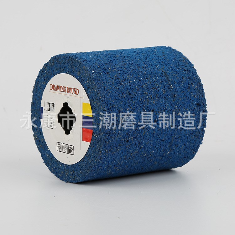 十字芯橡膠輪 精密度雪花紋拉絲輪 不銹鋼拉絲 橡膠拋光打磨