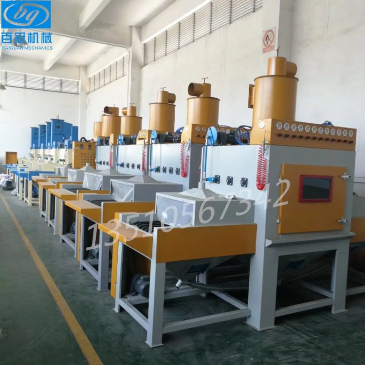 自動噴砂機 廠家批發直銷 廣東廣西江蘇河北山東輸送式自動噴砂機