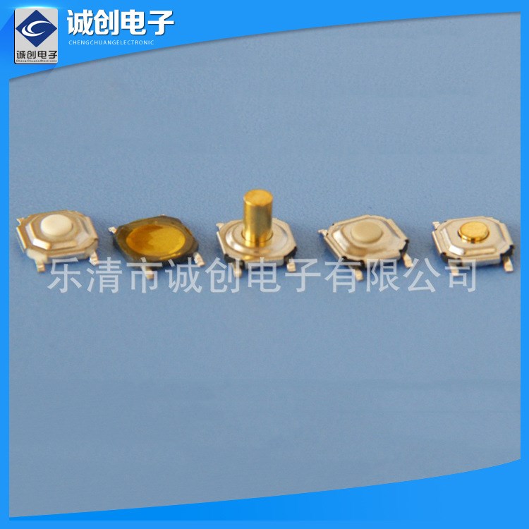 廠家直銷TS054系列5.1*5.1*4.3冰箱銅蓋門控按鍵開關