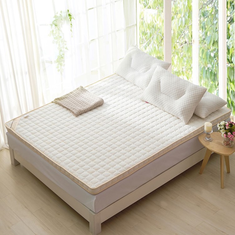 慢回弹针织棉立体加厚10cm记忆海棉床垫可折叠榻榻米垫一件代发