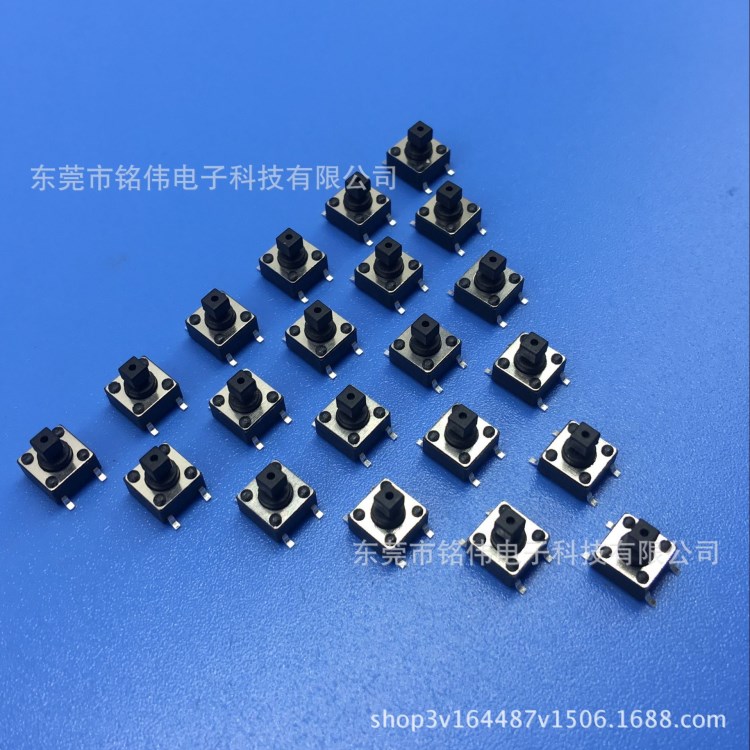 廠家直銷輕觸開關按鍵開關6*6*7.3方頭貼片