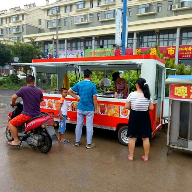 多功能電動(dòng)四輪流動(dòng)餐車 小吃創(chuàng)業(yè)房車 廠家直銷定制價(jià)格優(yōu)惠