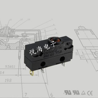 UL TUV韓國防水微動開關WS1 輕觸按鍵開關 自鎖行程開關