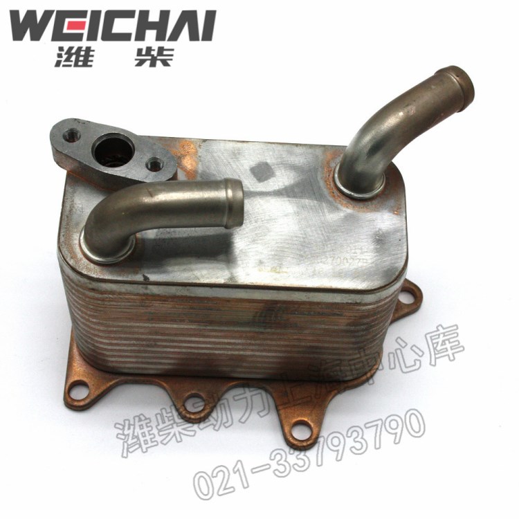 濰柴銳動力原廠WP2.1WP2.3WP3.7發(fā)動機(jī)專用機(jī)油冷卻器Z20270027