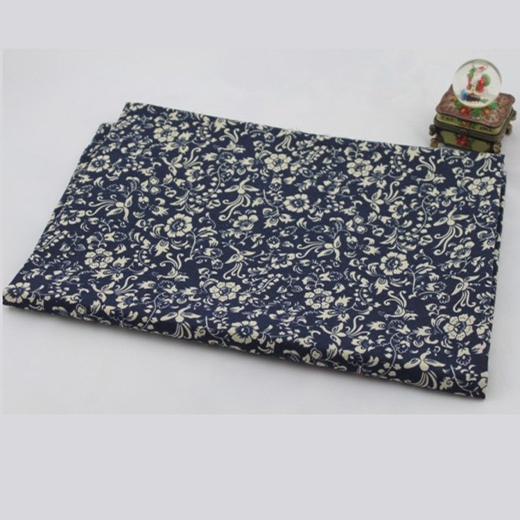 新款 亞麻小鳳凰 diy手工布藝家居服裝面料床品 廠家直銷批發