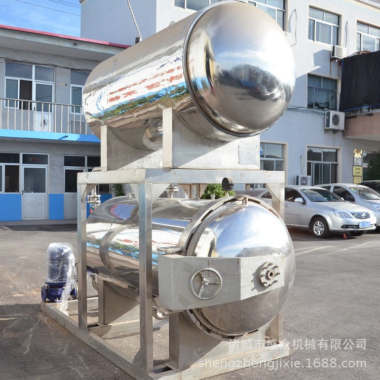 諸城直銷五香牛肉殺菌鍋 醬牛肉食品殺菌設(shè)備 小型殺菌鍋價(jià)格