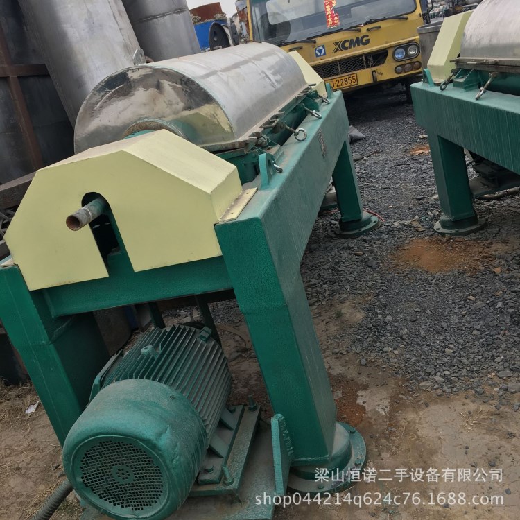 二手360型污泥脫水專用臥螺離心機 自動臥式螺旋節能沉降離心機
