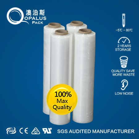 PE料工業(yè)保鮮膜透明打包膜 包裝拉伸纏繞膜80CM 5.2公斤