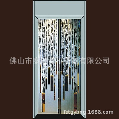 不銹鋼蝕刻電梯門套裝飾板彩色不銹鋼電梯蝕刻板轎廂裝潢T-DT036