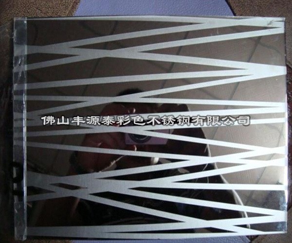 304不锈钢黑钢镜面蚀刻板加工厂 黑钛金腐蚀花纹不锈钢板生产厂家