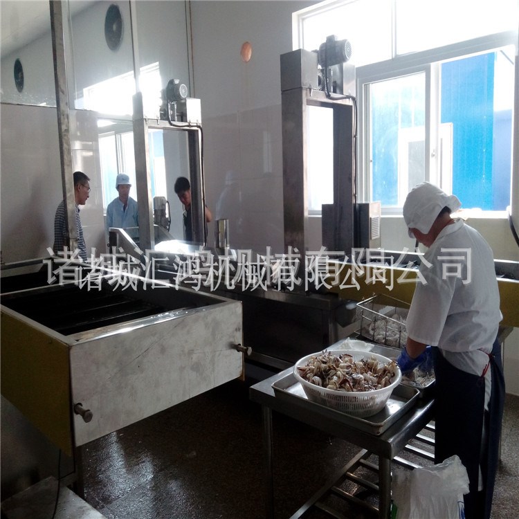 雞腿油炸機(jī) 肉類油炸流水線 節(jié)能 廠家供應(yīng)