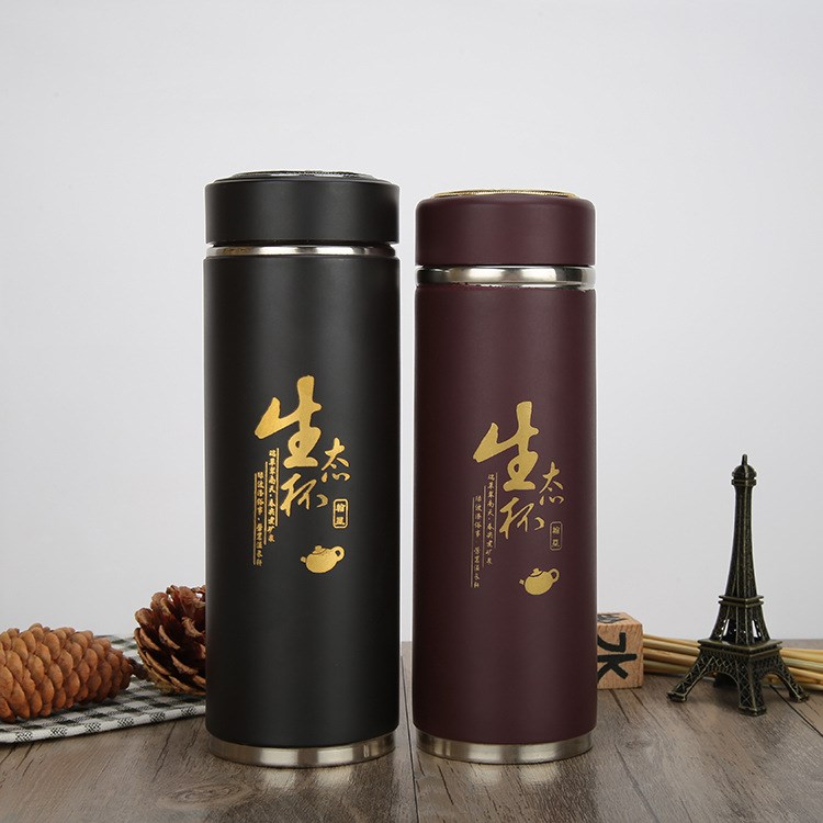 不銹鋼養(yǎng)生紫砂杯 車載水杯創(chuàng)意禮品保溫杯 辦公保溫杯定制logo
