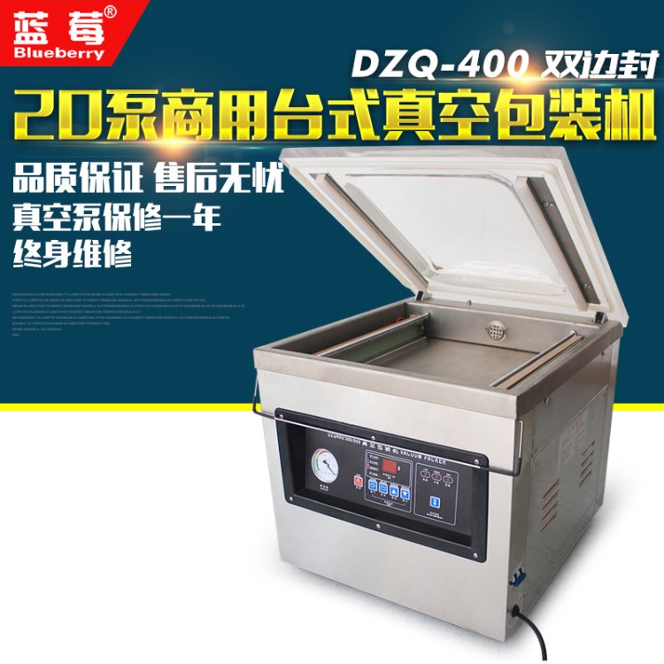 DZQ-400型台式单室真空机真空封口机真空包装机商用真空机抽空机