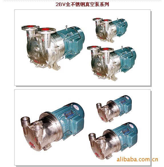 （廠價直銷）2BV-6全不銹鋼真空泵 11KW水環(huán)真空泵 防腐真空泵