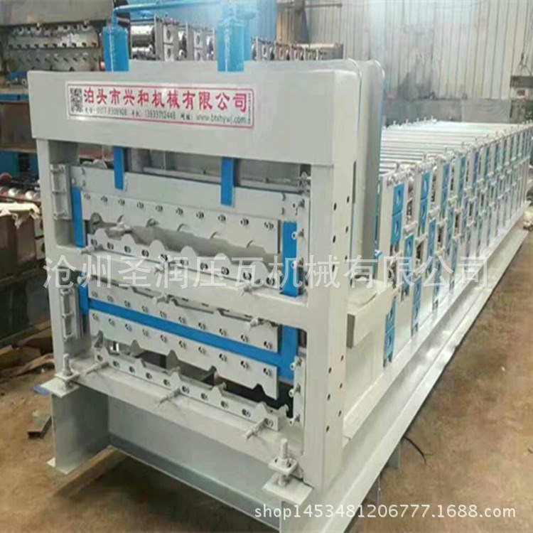 興和壓瓦機數控三層琉璃壓瓦機 全自動彩鋼壓瓦機