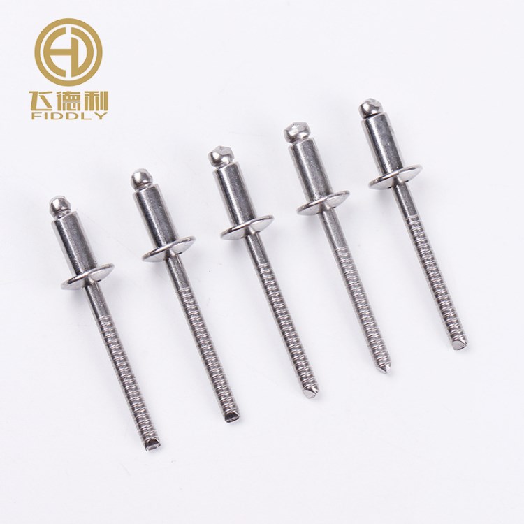 批發(fā)供應(yīng) 量不銹鋼鉚釘 開(kāi)口型圓頭全不銹鋼拉釘