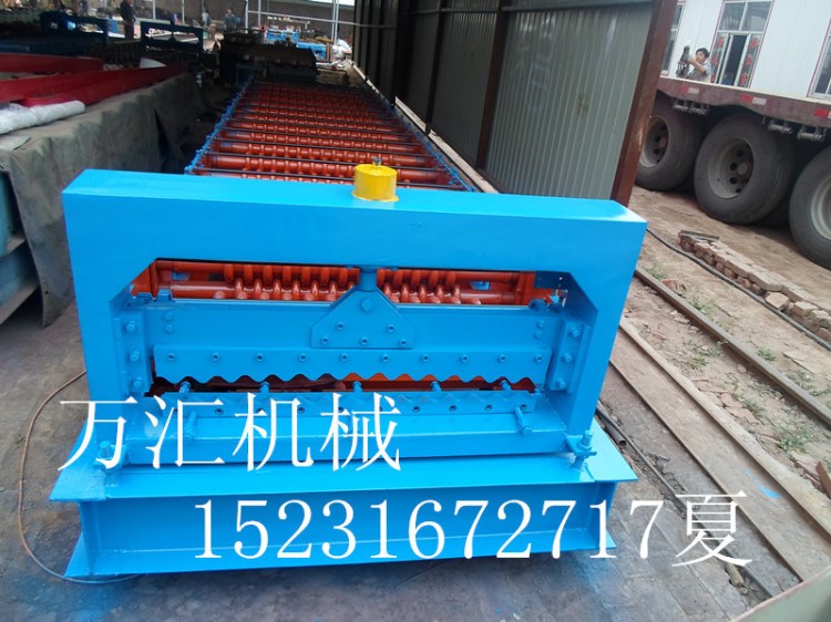 供應萬匯機械85型水波紋彩鋼鋼構設備