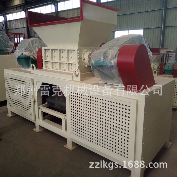 玻璃鋼撕碎機 廢棄魚竿撕碎機 纖維質原料撕碎機