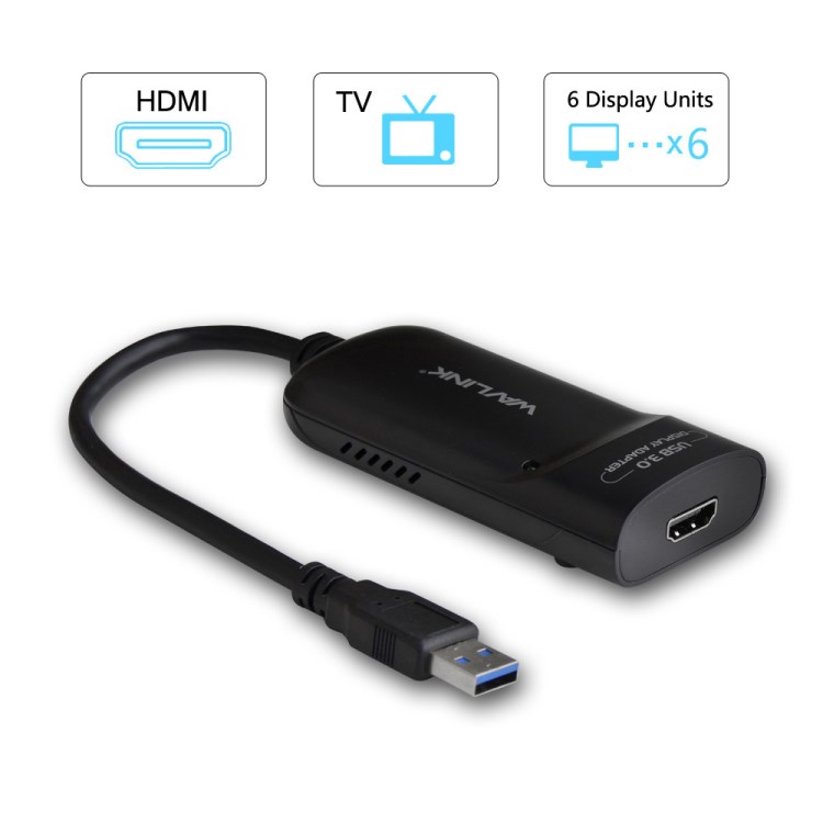 USB 3.0 TO HDMI ADAPTER  外置顯卡 HDMI 接口2K 帶音頻輸入 麥