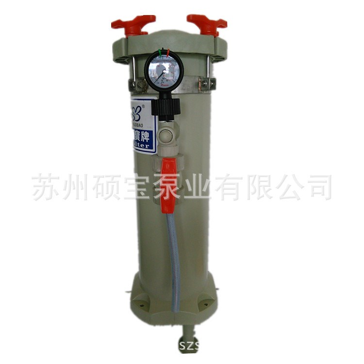廠家定做：電鍍過濾器 PVC塑料電鍍過濾桶 耐腐蝕PP塑料過濾器