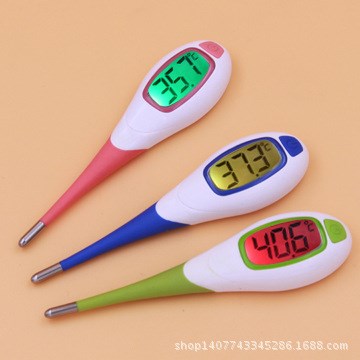 backlit Digital thermometer 3 color 家用醫(yī)用電子體溫計(jì)廠家