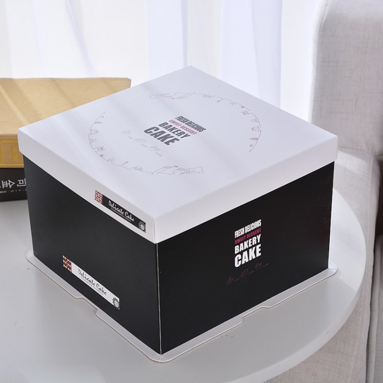 6810 12寸 生日蛋糕食品盒 DIY烘焙包裝 廠家批發(fā)定訂做 可加LOGO